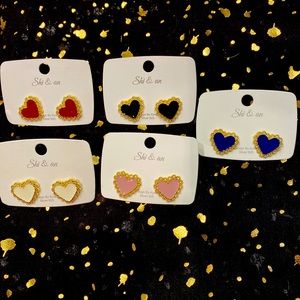 Earrings of all sizes and styles. Boho, country, big and bold. Small and elegant